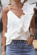 Load image into Gallery viewer, Brittany Ruffled V-Neck Cami