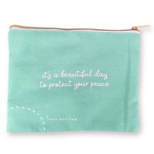 Load image into Gallery viewer, Protect Your Peace Cosmetic Pouch | Make-up Pencil Bag