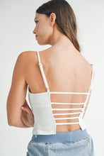 Load image into Gallery viewer, LIssa Strappy Back Cropped Cami