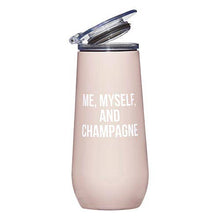 Load image into Gallery viewer, Champagne Tumbler - Me, Myself, and Champagne