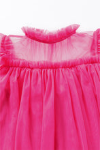 Load image into Gallery viewer, My Pink Era Frill Mock Neck Cap Sleeve Blouse