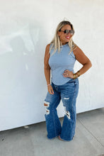 Load image into Gallery viewer, BIANCA BASIC STRIPE RIBBED TANK
