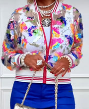 Load image into Gallery viewer, Janis Sheer Sequin Bombay Jacket