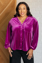 Load image into Gallery viewer, The Best Velvet Balloon Sleeve Top