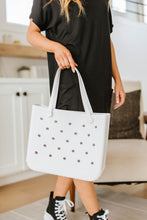 Load image into Gallery viewer, Waterproof Tote Bag in White