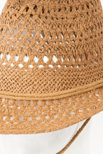 Load image into Gallery viewer, Rope Strap Straw Braided Hat