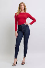 Load image into Gallery viewer, Judy Blue  Heart Shaped Back Pockets Skinny Jeans