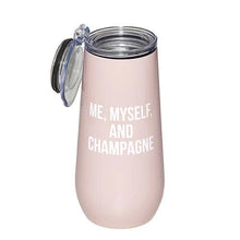 Load image into Gallery viewer, Champagne Tumbler - Me, Myself, and Champagne
