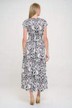Load image into Gallery viewer, Printed Smocked Waist Maxi Dress