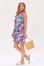 Load image into Gallery viewer, Dear Scarlett Lizzy Tank Dress in Royal Multi