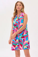 Load image into Gallery viewer, Dear Scarlett Lizzy Tank Dress in Royal Multi