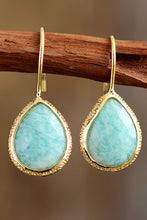 Load image into Gallery viewer, Handmade Natural Stone Teardrop Earrings