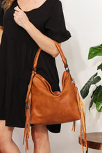 Load image into Gallery viewer, So good PU Leather Fringe Detail Shoulder Bag