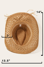 Load image into Gallery viewer, Cowrie Shell Beaded String Straw Hat