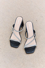 Load image into Gallery viewer, Level Up Rhinestone Strap Heels