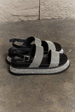 Load image into Gallery viewer, Shine On Platform Rhinestone Slingback Sandal