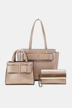 Load image into Gallery viewer, Nicole Lee Regina 3-Piece Satchel Bag Set