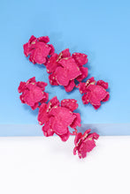 Load image into Gallery viewer, Flower Shape Zinc Alloy Dangle Earrings