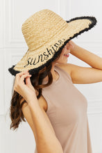 Load image into Gallery viewer, Sunshine Straw Fringe Hat