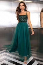 Load image into Gallery viewer, Jenna Lace-Up Backless Mesh Dress