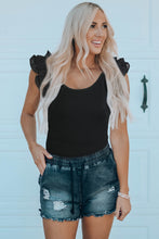 Load image into Gallery viewer, Flutter Sleeve Scoop Neck Top