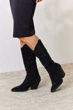 Load image into Gallery viewer, Go Girl Rhinestone Knee High Cowboy Boots