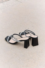 Load image into Gallery viewer, Level Up Rhinestone Strap Heels