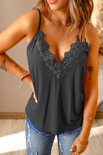 Load image into Gallery viewer, Lace Trim V-Neck Cami Top