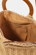 Load image into Gallery viewer, Crochet Knit Convertible Tote Bag with Tassel