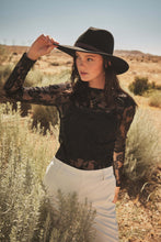 Load image into Gallery viewer, Ces Femme Floral Lace Mesh Bodysuit