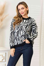 Load image into Gallery viewer, Zebra Print Sweater