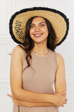 Load image into Gallery viewer, Sunshine Straw Fringe Hat