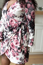 Load image into Gallery viewer, Do I Ever Wrap Dress in White Floral