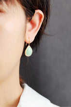 Load image into Gallery viewer, Handmade Natural Stone Teardrop Earrings