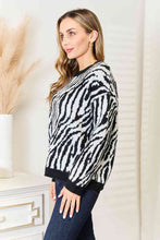 Load image into Gallery viewer, Zebra Print Sweater