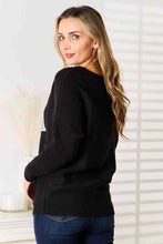 Load image into Gallery viewer, Star Sequin Graphic Dolman Sleeve Knit Top