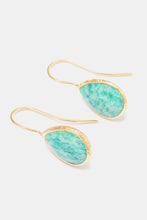 Load image into Gallery viewer, Handmade Natural Stone Teardrop Earrings