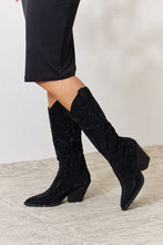 Load image into Gallery viewer, Go Girl Rhinestone Knee High Cowboy Boots