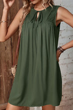 Load image into Gallery viewer, Tied Crochet Detail Cutout Dress