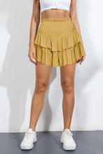 Load image into Gallery viewer, Smocked Layered Skort