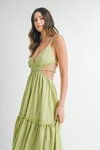 Load image into Gallery viewer, GIna Cutout Waist Backless Maxi Dress