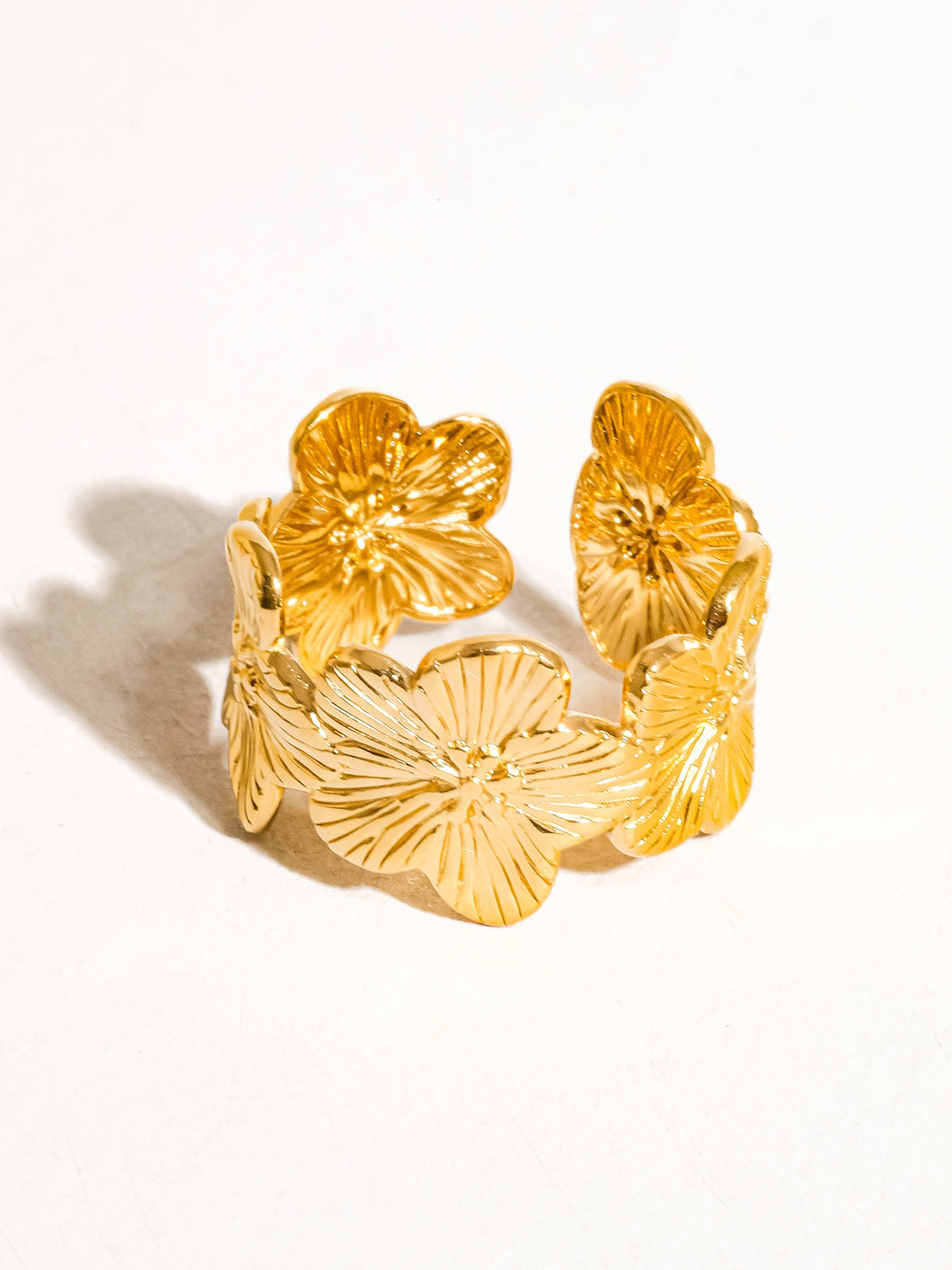 Josée 18K Gold Non-Tarnish Flower Ring