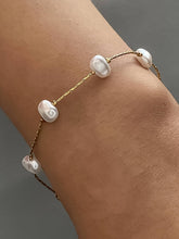 Load image into Gallery viewer, Ida 18K Non-Tarnish Petite Pearl Necklace