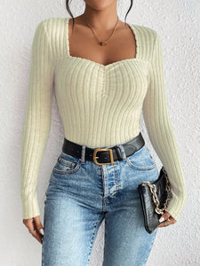 So good Ribbed Long Sleeve T-Shirt