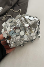 Load image into Gallery viewer, Drawstring Sequin Crossbody Bag