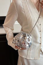 Load image into Gallery viewer, Drawstring Sequin Crossbody Bag