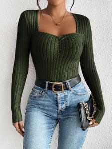 So good Ribbed Long Sleeve T-Shirt