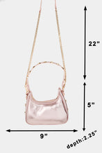 Load image into Gallery viewer, Star Button Trim Hobo Handbag