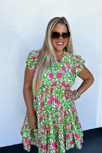 PREORDER -LUCIANA FLORAL DRESS