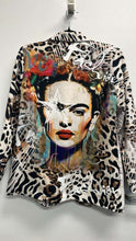 Load image into Gallery viewer, "FRIDA" Print Blazer One Size Italian Leopard
